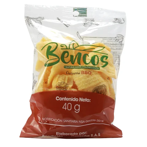 Chicharrin BBQ 40g Bencos