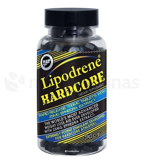Lipodrene Hardcore Hi Tech Quemador Termogénico