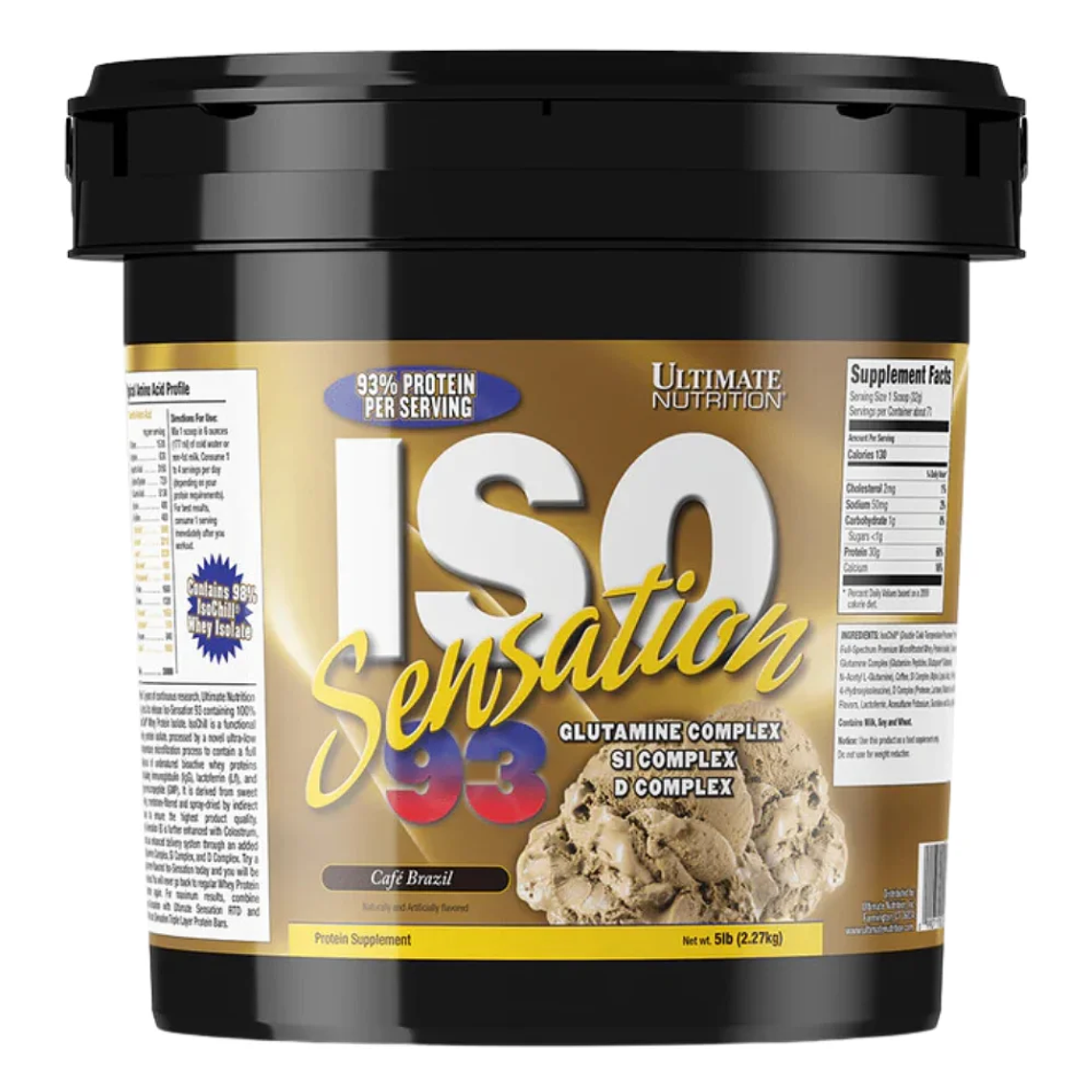 Iso Sensation 93 Vainilla 5 Libras Ultimate Nutrition 1