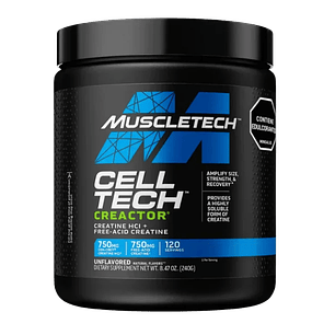 Cell Tech Creactor Muscletech 240 gramos 120 servicios