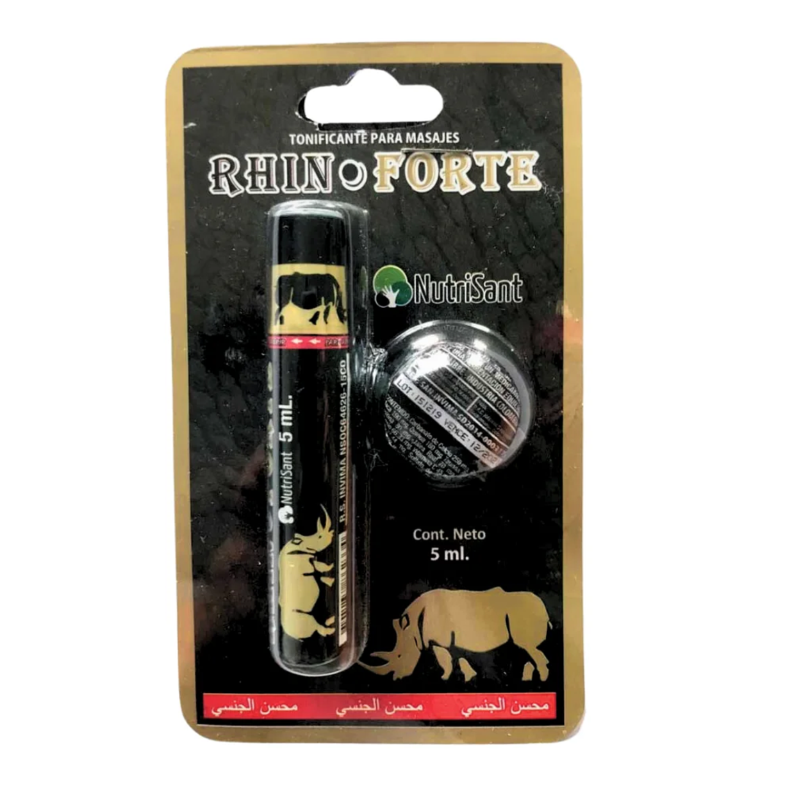 Rhino Forte Aceite para Masajes 5 ml Nutrisant 1