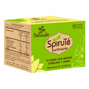 Siruté Té Verde Purificante 14 tizanas Naturela