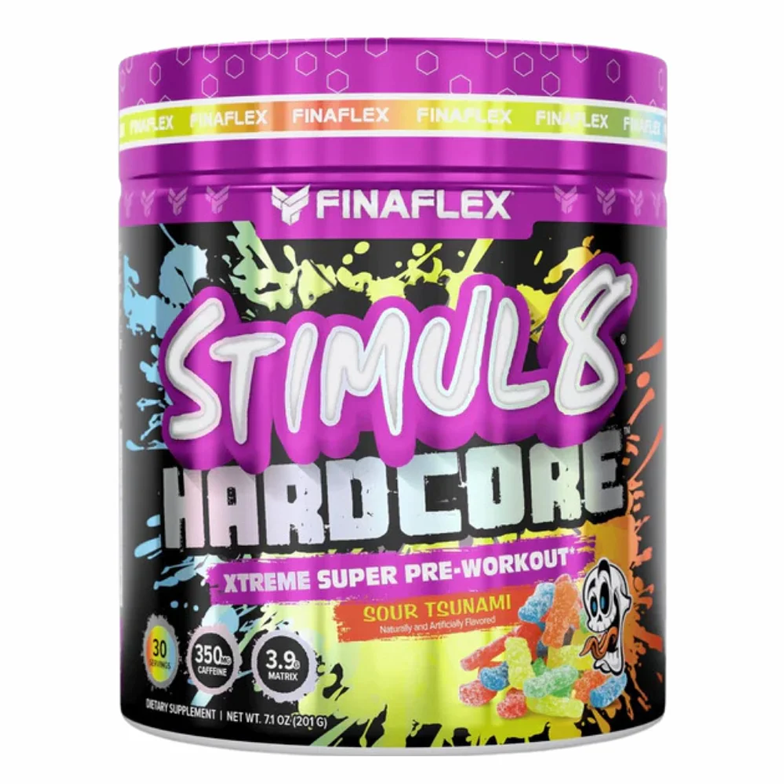 Stimul 8 Hardcore Sabor Ácido 201 gr Finaflex 1