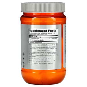 L Leucina Powder 255 gr Now 