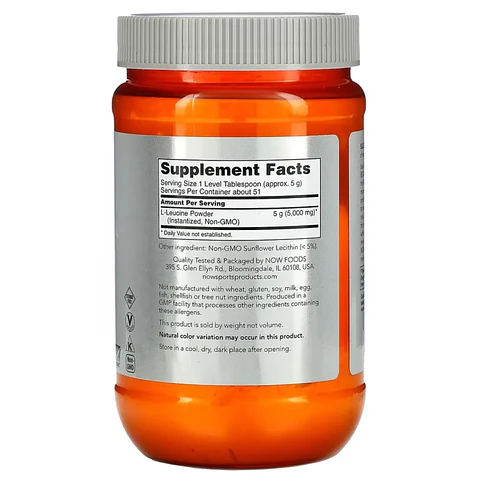 L Leucina Powder 255 gr Now 