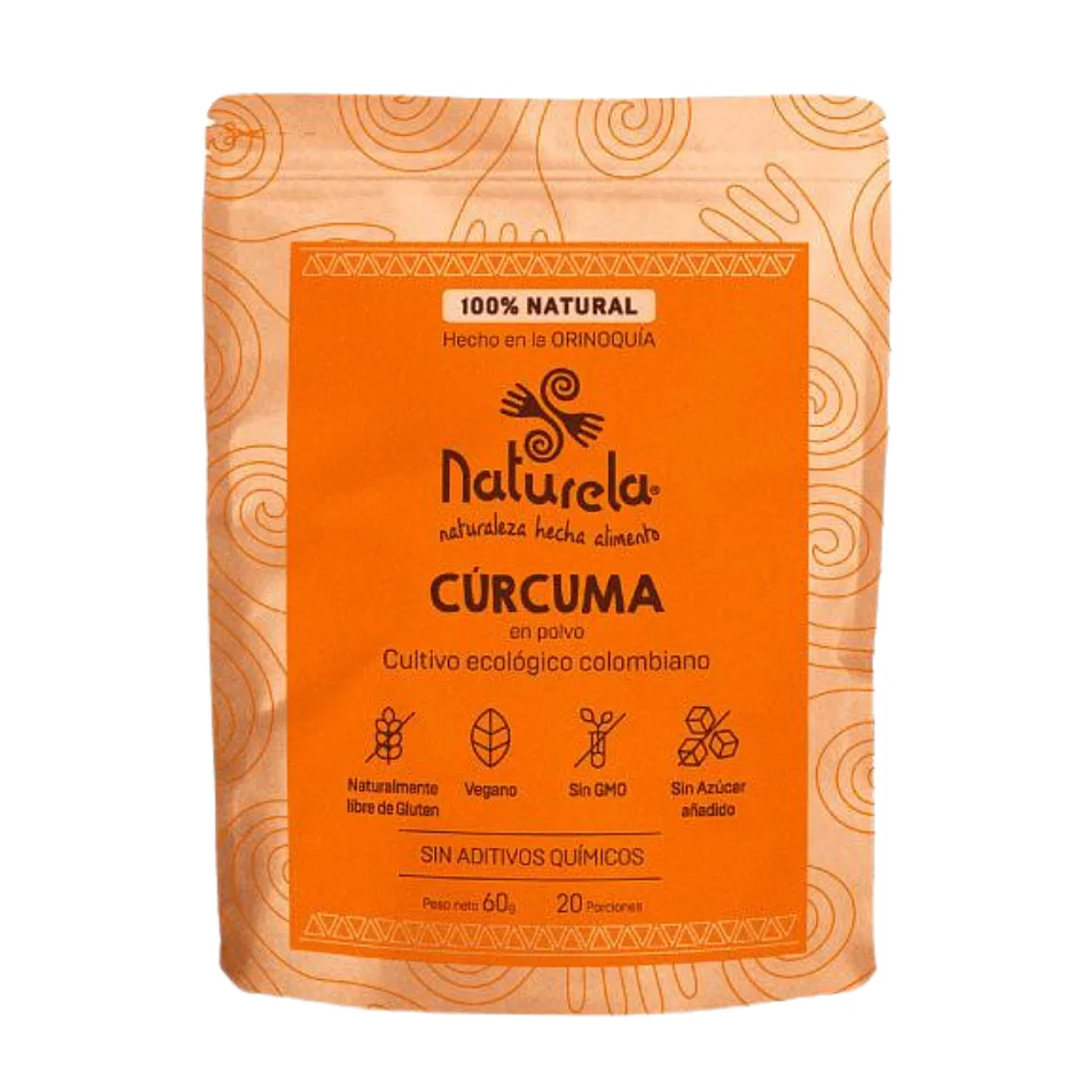 Cúrcuma en Polvo 60 gramos Naturela 1