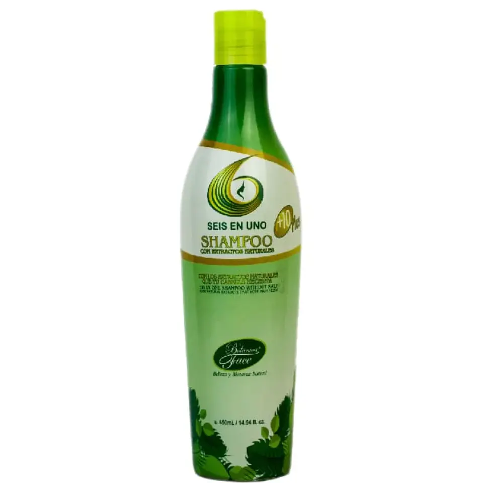 Shampoo Seis en Uno 450 ml Botanica Face 1