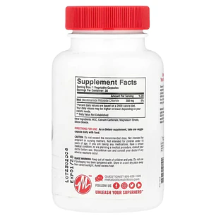 NAD MAX Rejuvenecedor celular antienvejecimiento, Metabolic 30 Cápsulas 