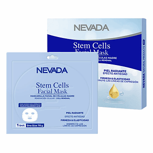 Mascarillas Faciales de Células Madres 10 Unidades Nevada