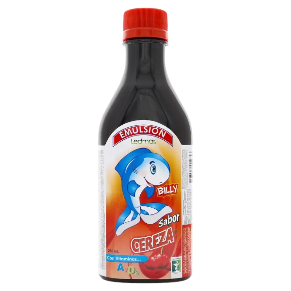 Emulsión Vitaminas A y D3 Sabor Cereza 250 ml Ledmar 1