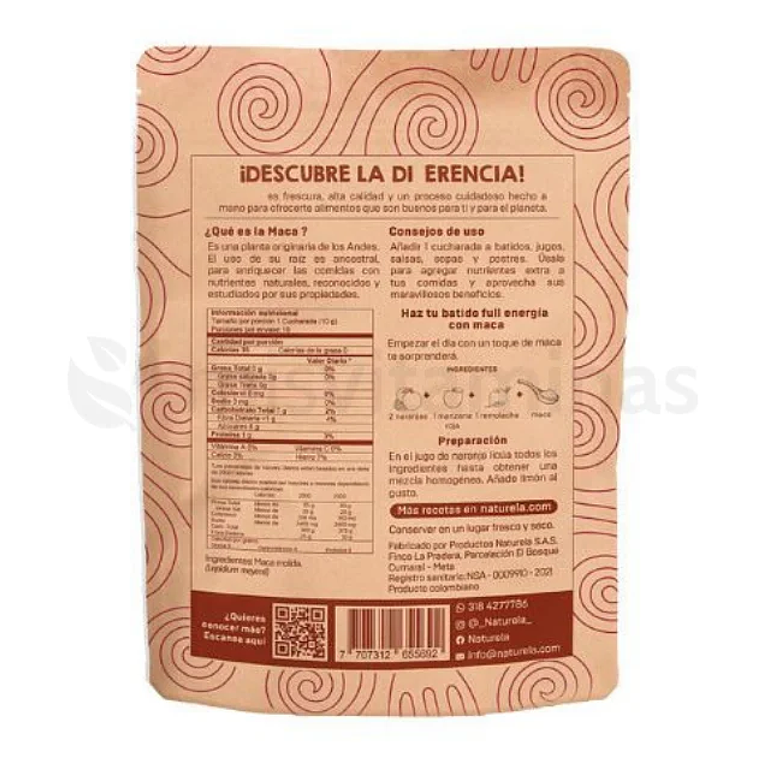 Maca en Polvo Naturela 100 gramos 2