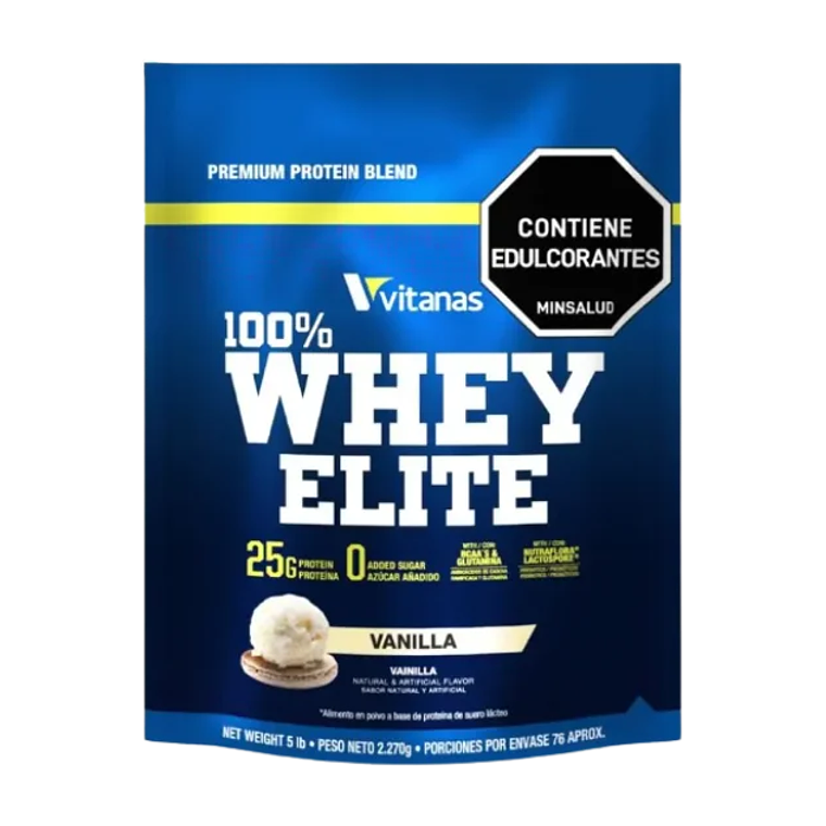 Whey Elite 5 Libras Vainilla Vitanas  1