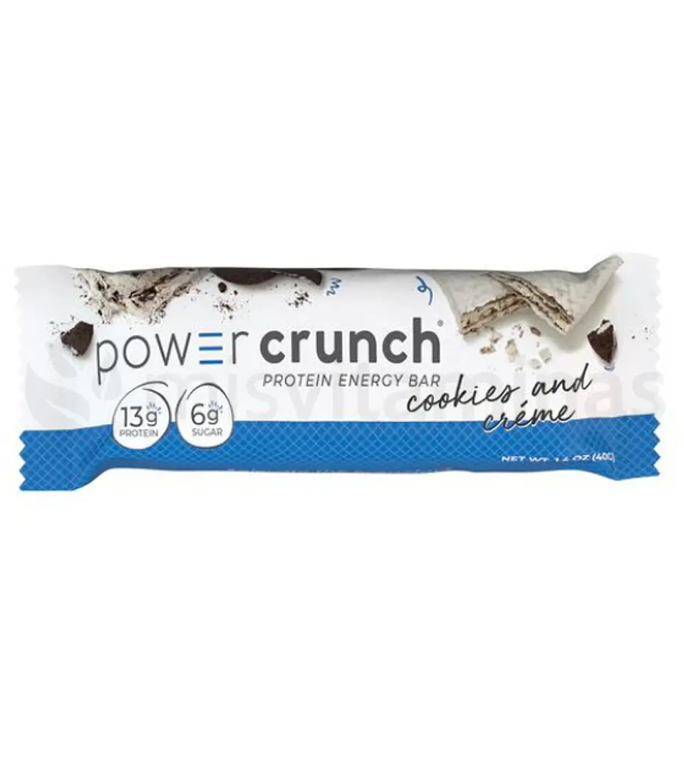 Power Crunch Cookies and Cream unidad 1