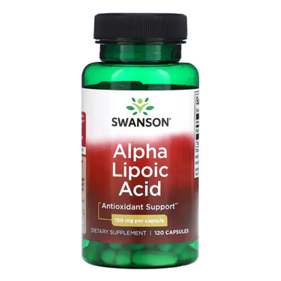 Acido Alfa Lipoico Swanson 100 mg 120 Cápsulas 1