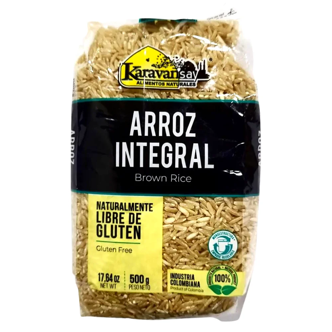 Arroz Integral 500 gramos Karavansay  1