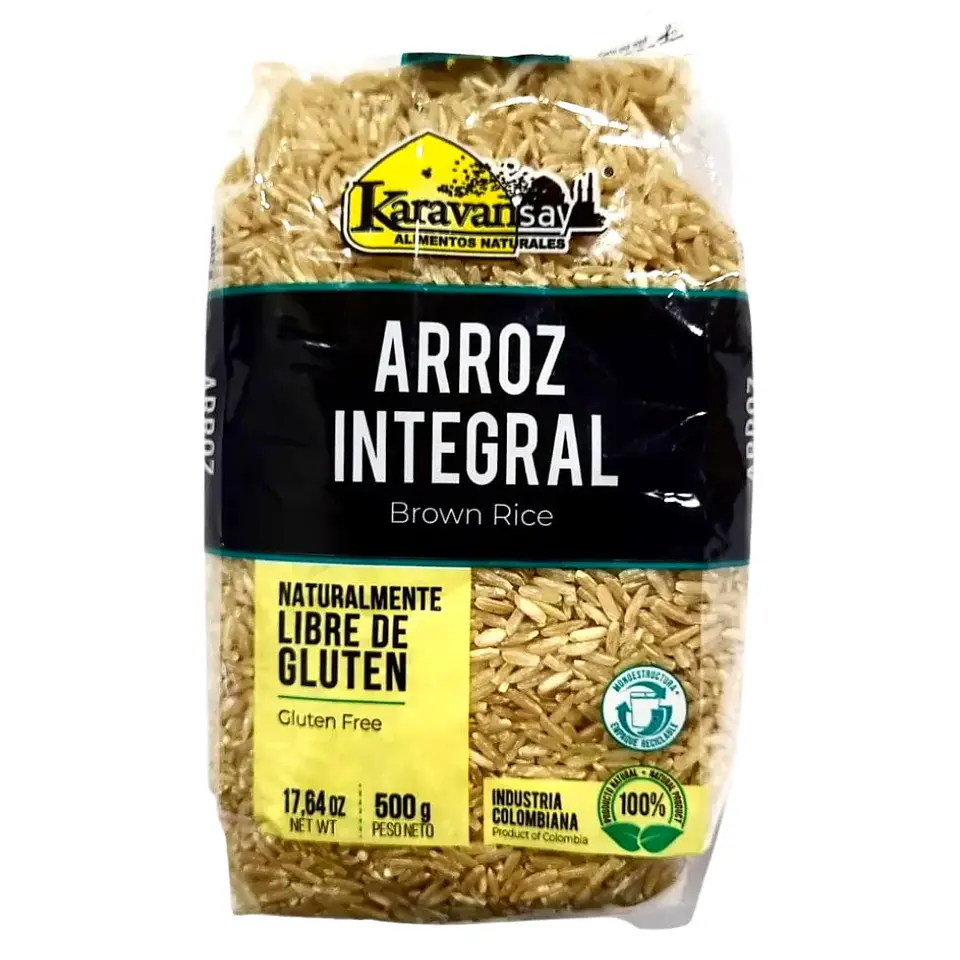 Arroz Integral 500 gramos Karavansay  1