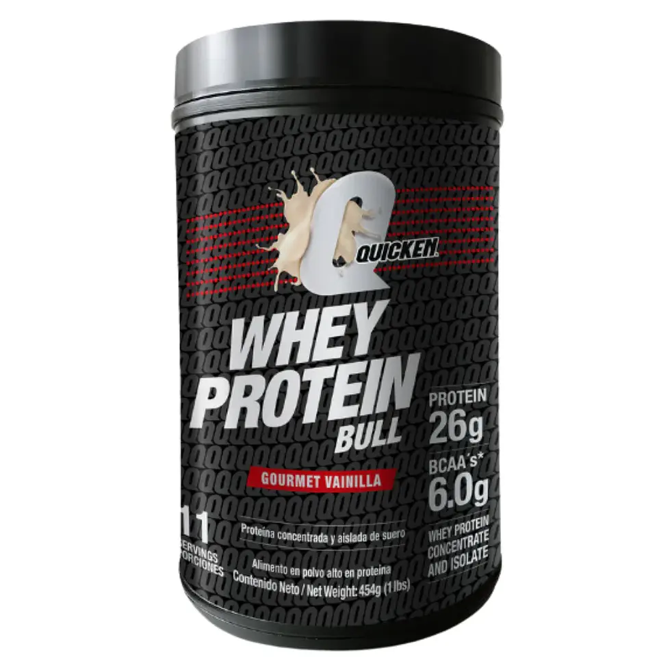 Quicken Whey Protein Bull 454 g Vainilla 1