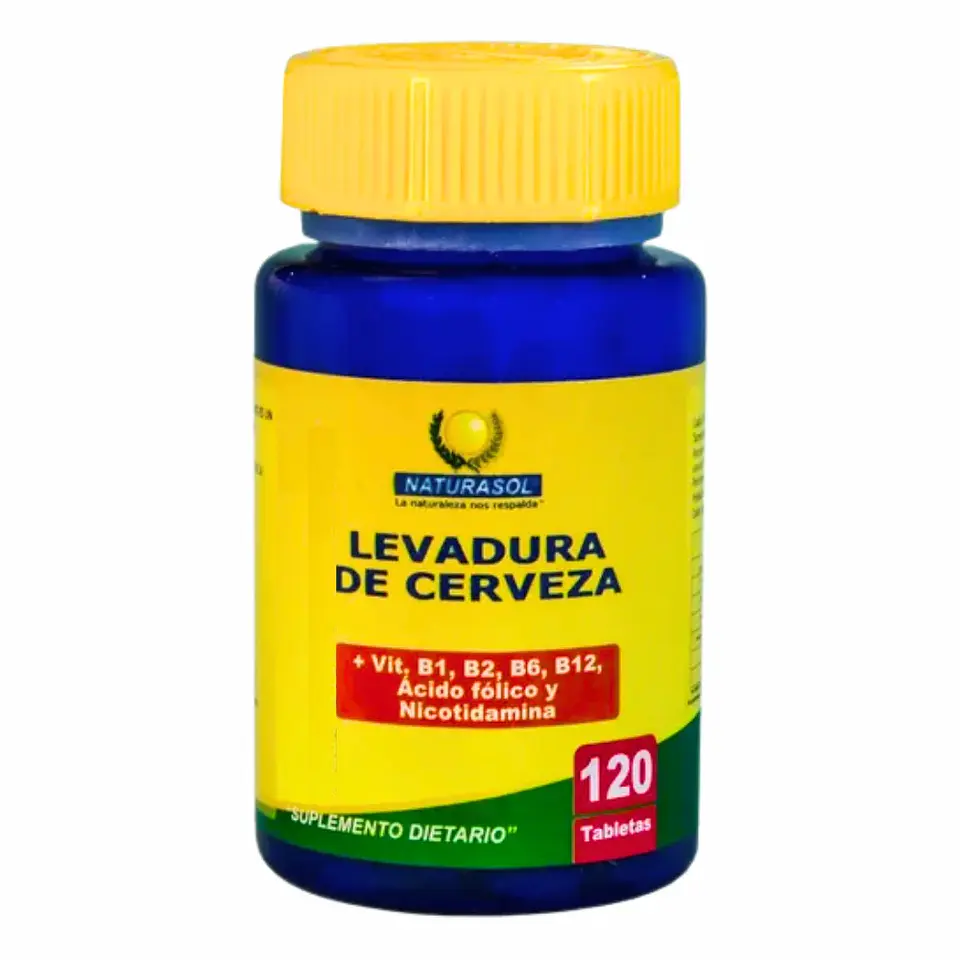 Levadura de Cerveza 120 Tabletas Naturasol 1