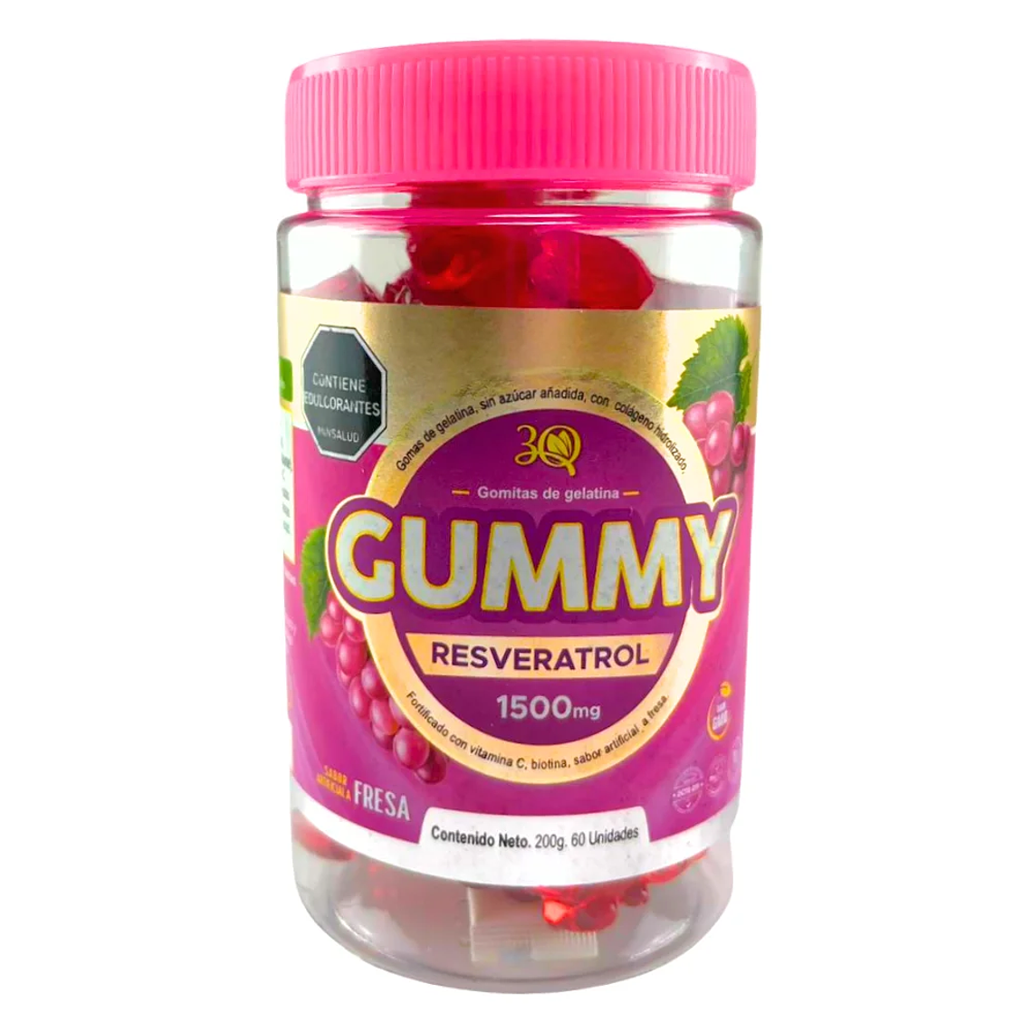 Gummy Resveratrol 60 Gomas 3Q 1