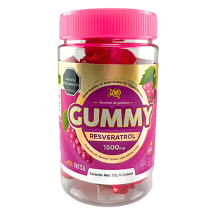 Gummy Resveratrol 60 Gomas 3Q