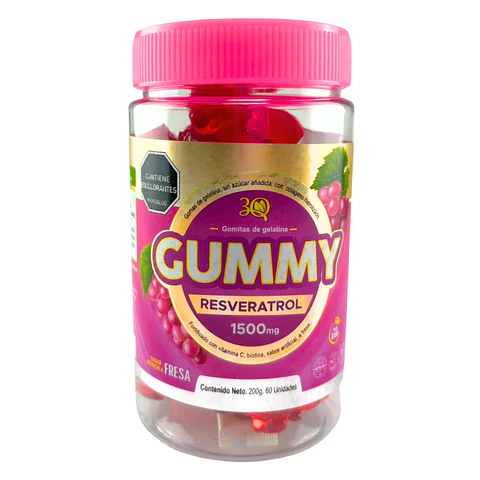 Gummy Resveratrol 60 Gomas 3Q