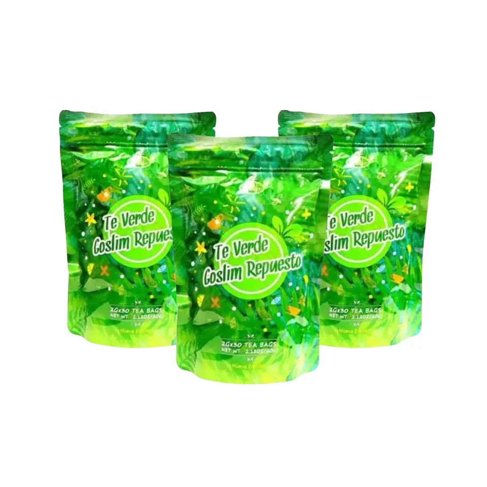 Combo Té Verde Goslim Repuesto 30 Tisanas Liu por 3 Unidades 1
