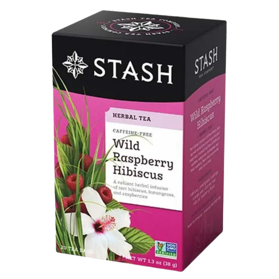 Té Herbal de Frambuesa Salvaje 20 bolsas Stash 1
