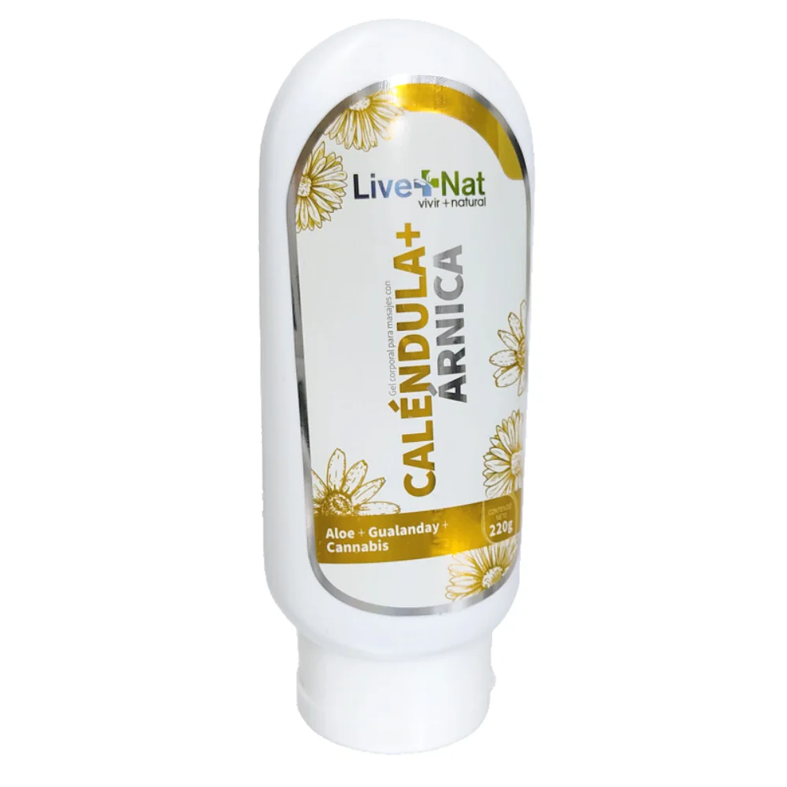 Caléndula + Árnica Gel Corporal 220 g Live + Nat 1