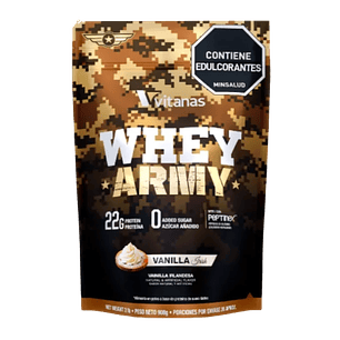 Whey army 2 libras Vainila Vitanas Proteina 
