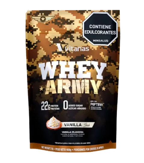 Whey army 2 libras Vainila Vitanas Proteina 