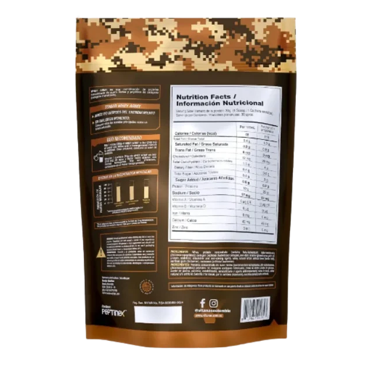 Whey army 2 libras Vainila Vitanas Proteina  2