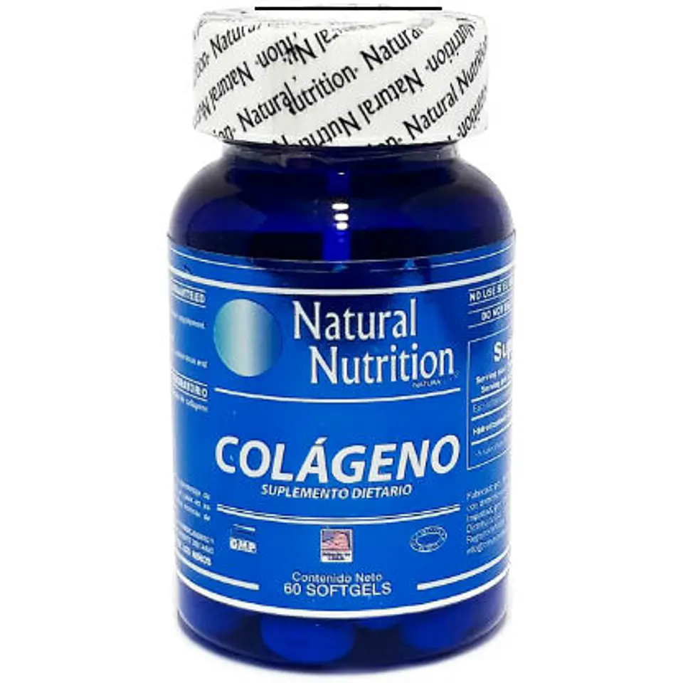 Colágeno 1000 mg 60 Softgels Natural Nutrition 1