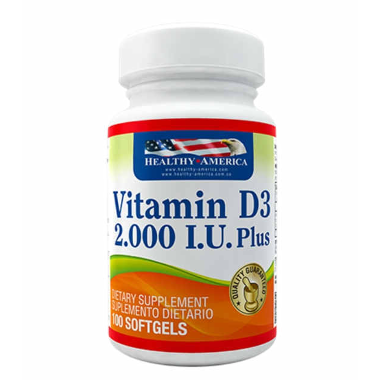 Vitamina D3 2000 UI 100 Softgels 1