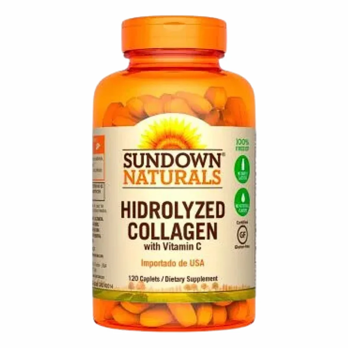 Colágeno Hidrolizado con Vitamina C 120 Cápsulas Sundown 1