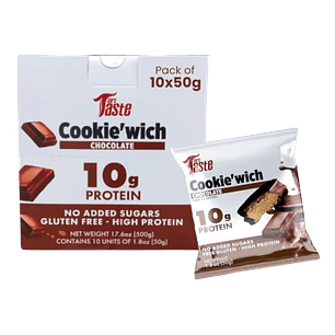 Cookie'Wich Chocolate Caja de 10 Unidades Mrs Taste