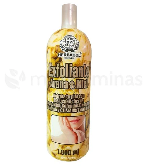 Exfoliante Avena & Miel Herbacol 1000 ml