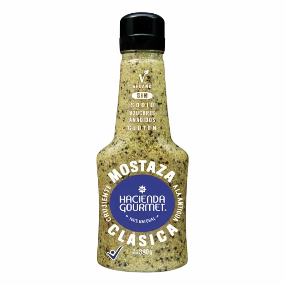 Mostaza Clásica 380 gr Hacienda Gourmet 1