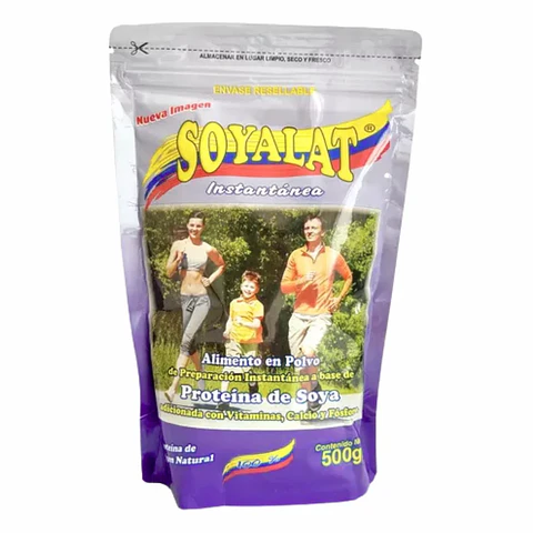 Soyalat Leche de Soya 500 gr Sin Lactosa 