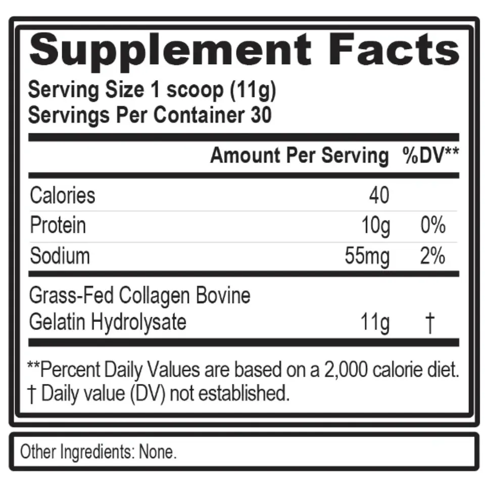 Collagen Peptides 30 Servicios Evlution Nutrition 2