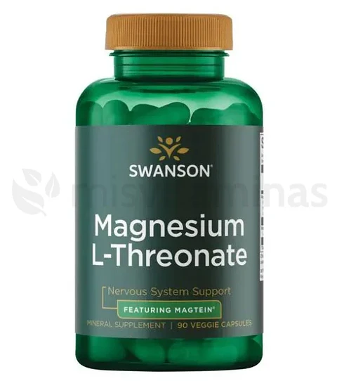 Magnesium L Threonate 90 Cápsulas Swanson 