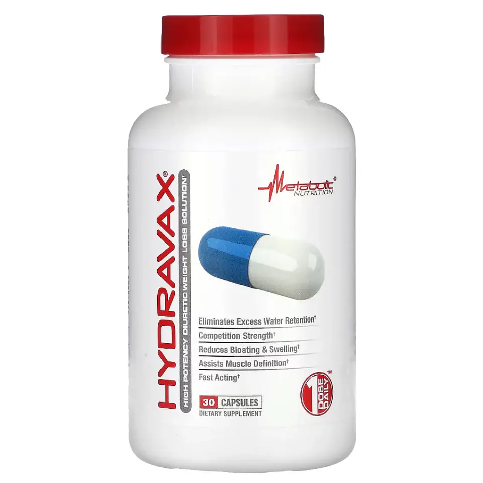 Hydravax 30 Capsulas Metabolic Nutrition 1