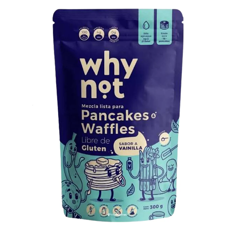 Pancakes & Waffles Vainilla Why Not 300 gr 1