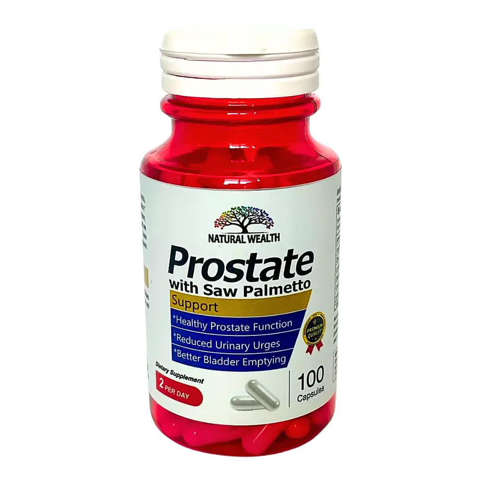Prostate with Saw Palmetto Natural Wealth 100 Cápsulas 1