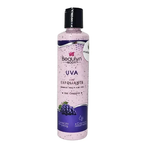 Crema de Uva con Exfoliante 240 g Beaulyn