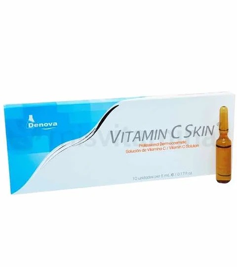Vitamin C Skin 10 Ampolletas Denova 