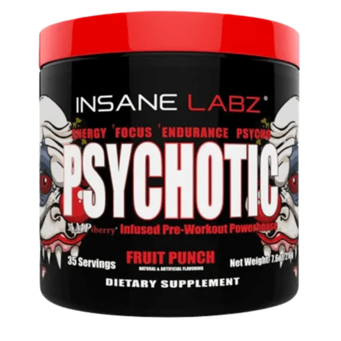 Psychotic Pre Workout Fruit Punch 217 gr Insane Labz 1