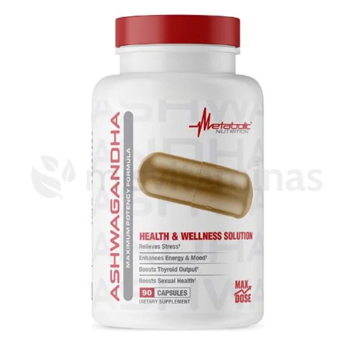 Ashwagandha 90 Cápsulas Metabolic  1