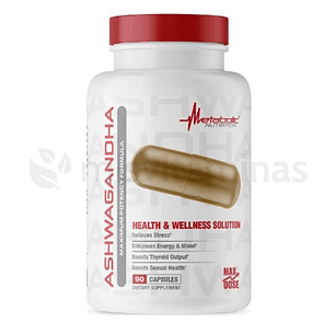 Ashwagandha 90 Cápsulas Metabolic 