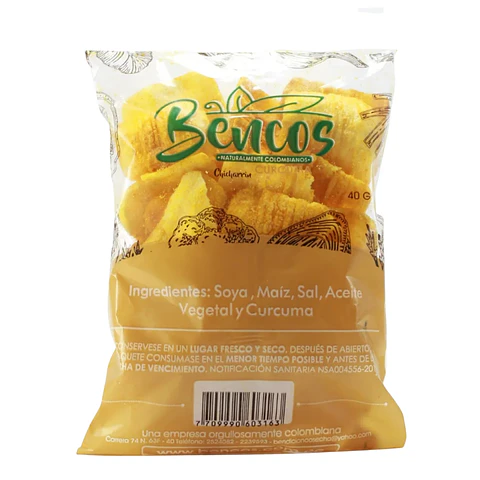 Chicharrin Cúrcuma 40 g Bencos