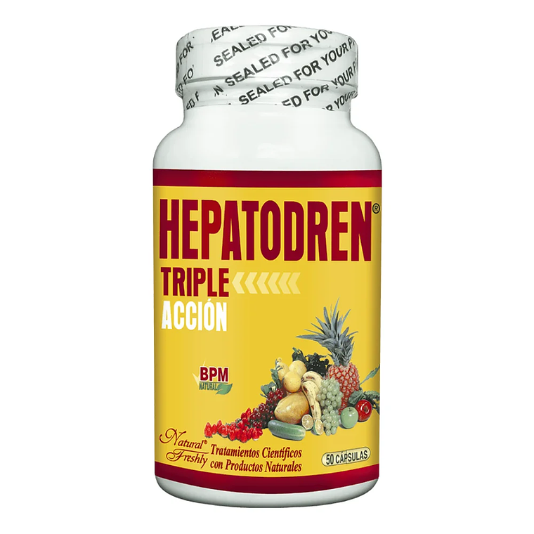 Hepatodren 50 Cápsulas Natural Freshly  1